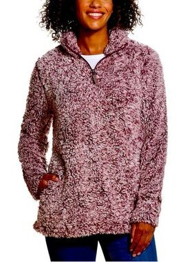 Weatherproof Vintage Sherpa Fleece Lined Pullover Winter Jacket